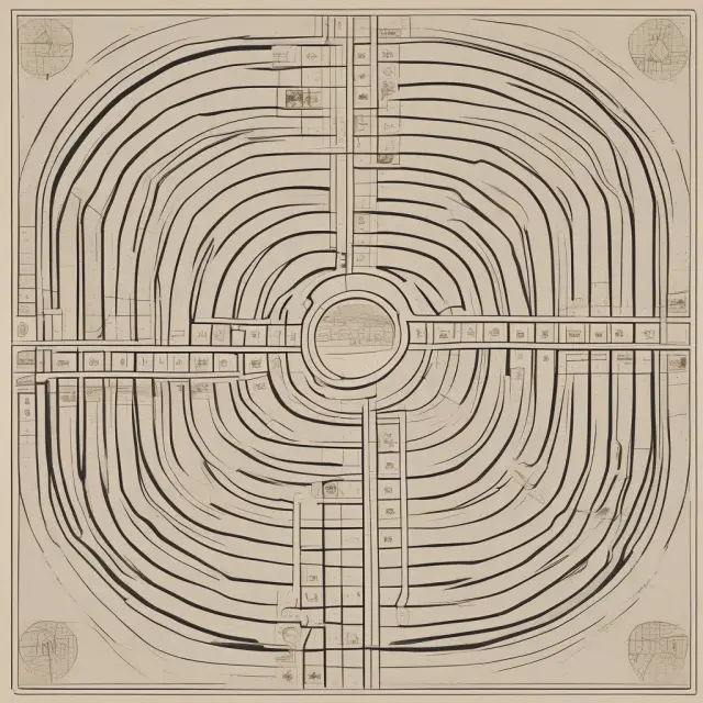 An institutional investor examining a complex maze of intersecting indifference curves to find optimal portfolio allocations, symbolizing the balance between investment risks and rewards