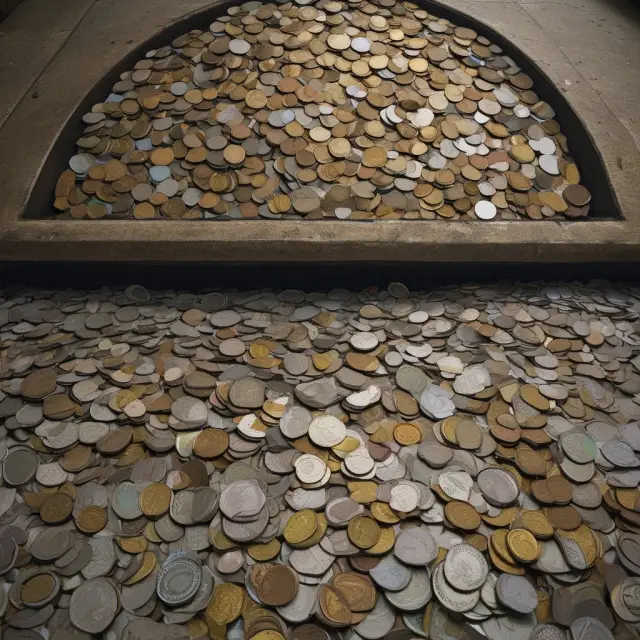 A visualization of indirect quoted currencies, including euro and commonwealth currencies, being submerged in a vat filled with U.S. dollars