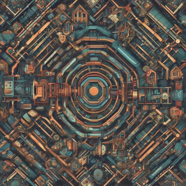 An intricate kaleidoscope displaying industrial organization