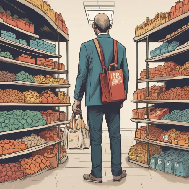Consumers making informed decisions between inferior and superior goods based on changing income levels. Keywords: Inferior Goods, Consumer Decision Making, Income Levels.
