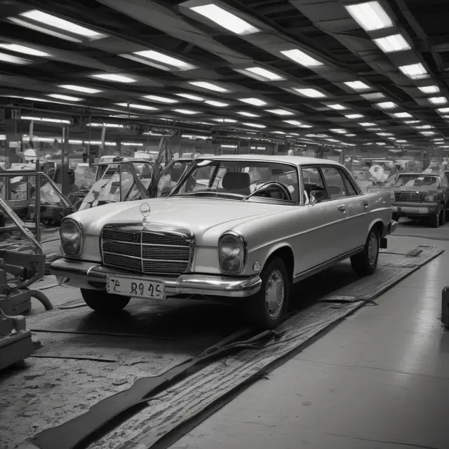 Mercedes-Benz Argentina factory with Argentine Consumer Price Index indices swirling around it, symbolizing inflation