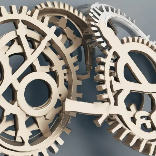 Three interconnected gears represent Consumer Price Index (CPI), Wholesale Price Index (WPI), and Producer Price Index (PPI) measuring inflation