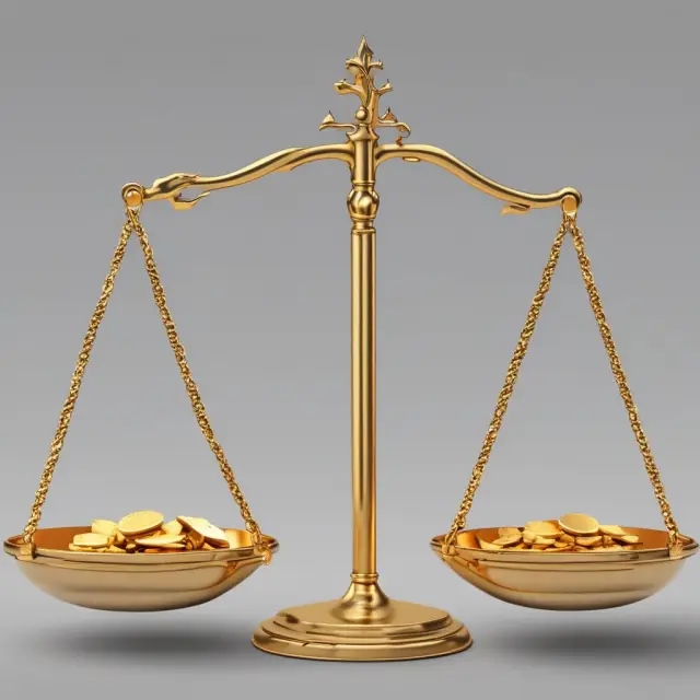 Golden scales illustrating the impact of Information Ratio on portfolio performance for institutional investors.