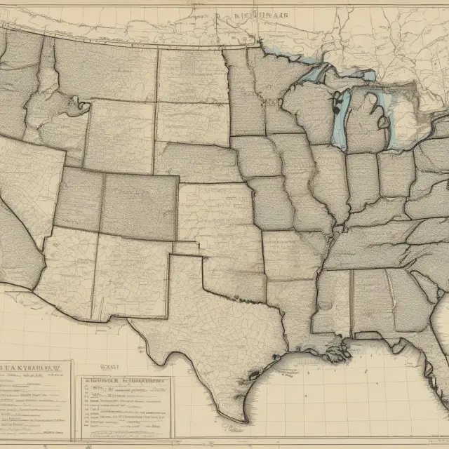 Map illustrating the six US states imposing inheritance taxes: Iowa, Kentucky, Maryland, Nebraska, New Jersey, and Pennsylvania.