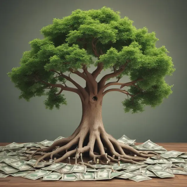 A tree laden with ripe fruit representing in-house financing FAQs, symbolizing well-informed choices for consumers
