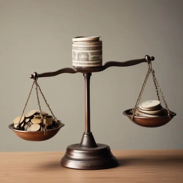 A balance scale with the Indian rupee symbol representing control on one pan, and convertibility on the other. The weights shift between them as India navigates its economic journey.