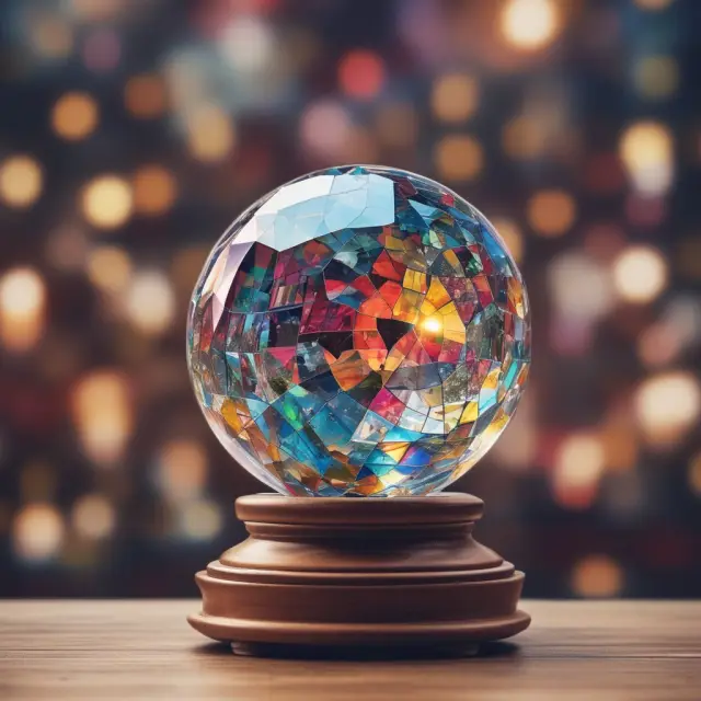 Crystal ball revealing various inside sales tools: CRMs, predictive analytics, comms platforms, and marketing automation