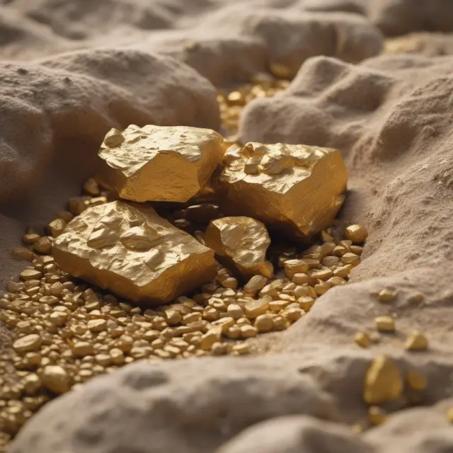 Golden intangible asset nuggets signifying M&A discoveries, depicting evaluation and accounting processes
