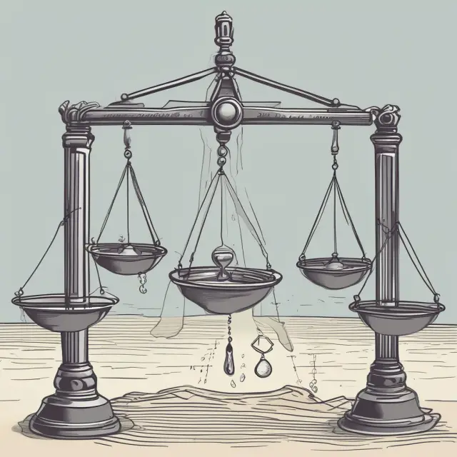 A scale with the intellectual capital concept balanced between financial, customer, internal processes, and organization capacity perspectives