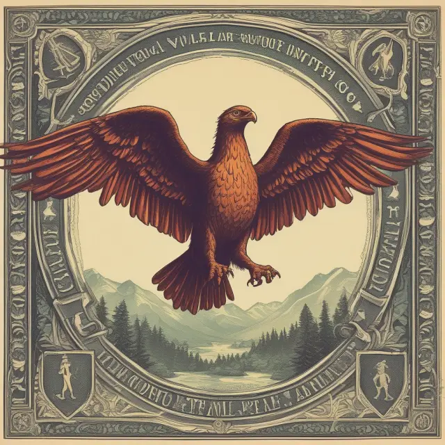 A phoenix emerging from the Bretton Woods agreement symbolizes the creation of the decentralized Interbank Market and the rise of global foreign exchange trading through computerized systems