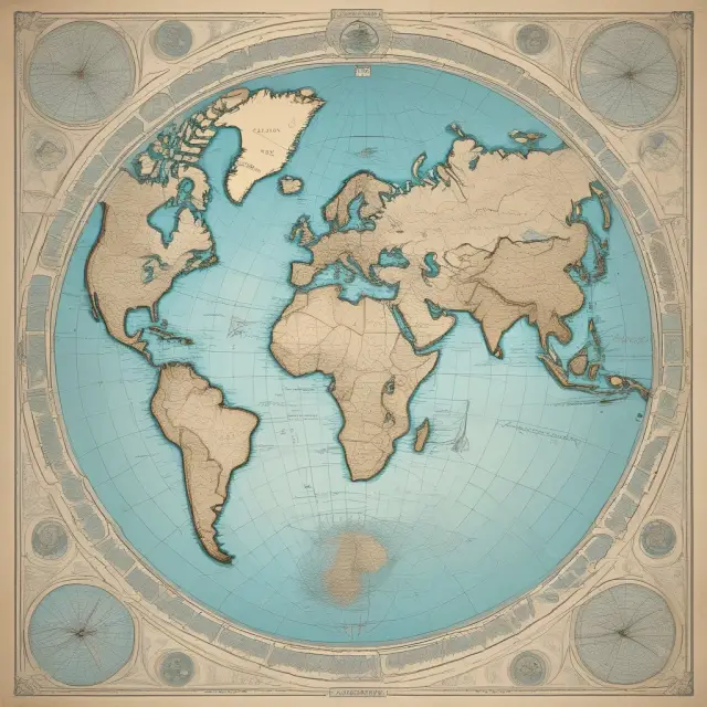 Image of a globe with growing circles signifying ICE