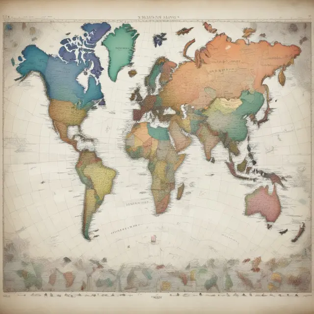World map with various markets representing commodities, indices, currencies, and interest rates under ICE