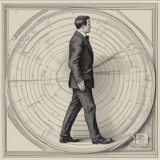 A bond investor steers through an intricate interest rate curve, utilizing duration as a compass to gauge sensitivity and manage risk.