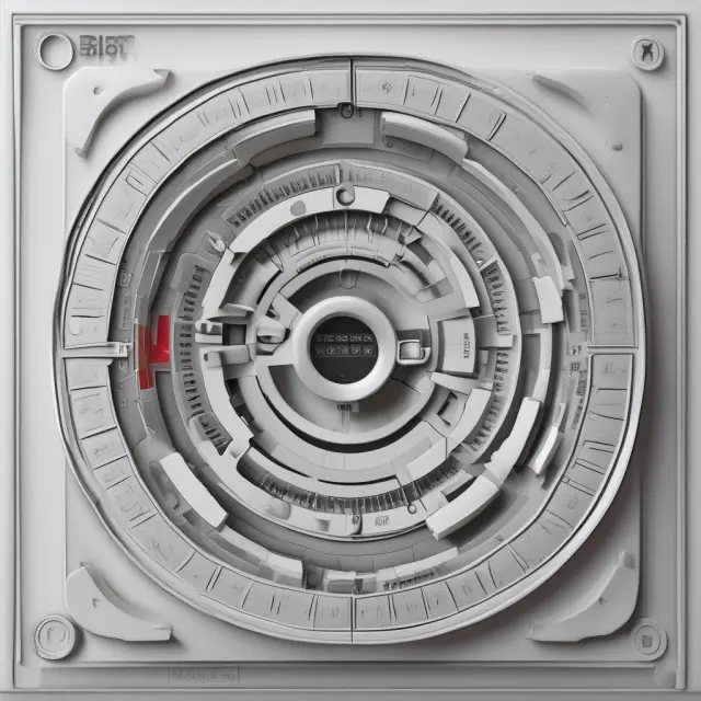 An intriguing calculator wheel displaying factors influencing EBIT: taxes, depreciation, amortization, and extraordinary items.