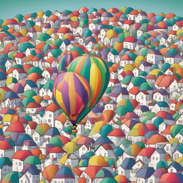 A visual comparison of interest-only mortgage balloons and stable fixed mortgage pyramids
