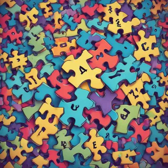 Interest rates depicted as puzzle pieces shaping a complex web representing various influences and implications for both borrowers and lenders