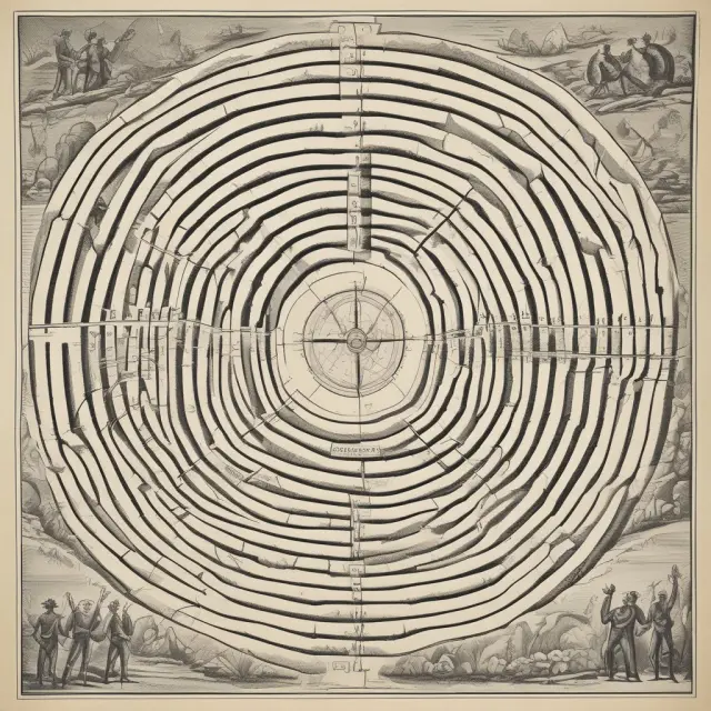 An institutional investor holding a compass and map navigates through an IRP maze filled with interest rate arrows and exchange rate currents to maximize returns.