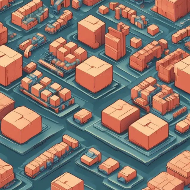 Assembly line illustrating intermediate goods transforming into consumer and capital goods