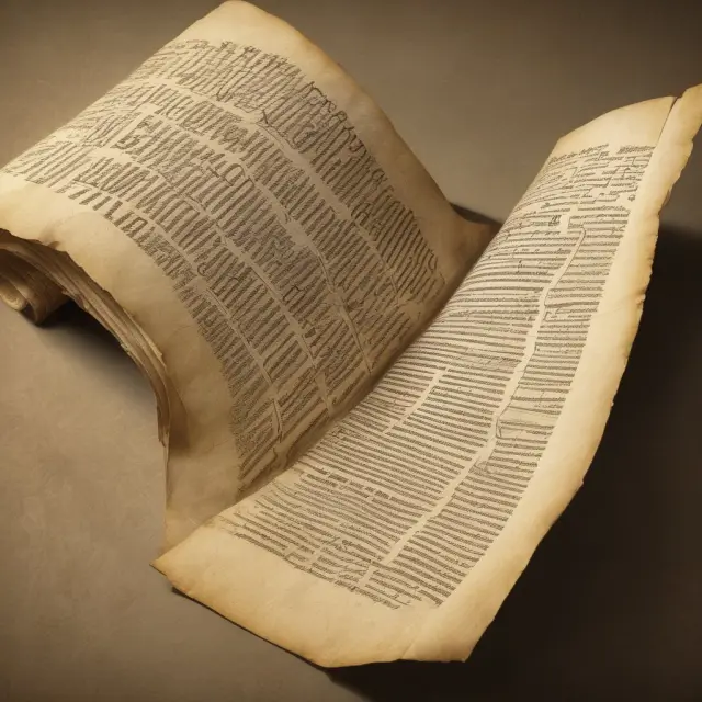 Scroll revealing the history of the Internal Revenue Code, showcasing changes through layers