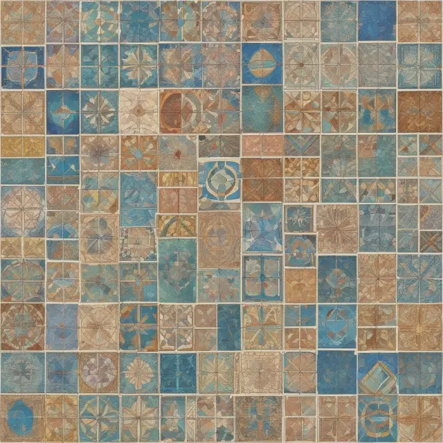 A colorful mosaic depicting several middle-income countries, with the IBRD investing resources into each tile for economic growth
