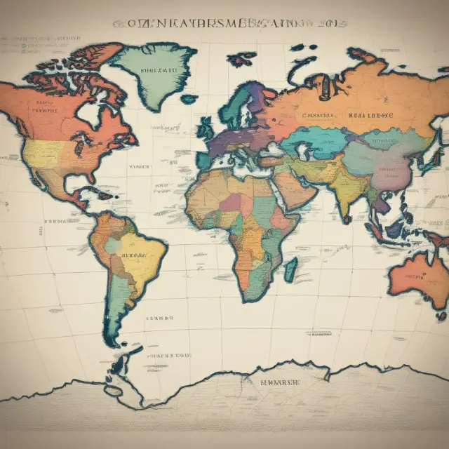 World map illustrating political, economic, and currency exchange risks in international investing.