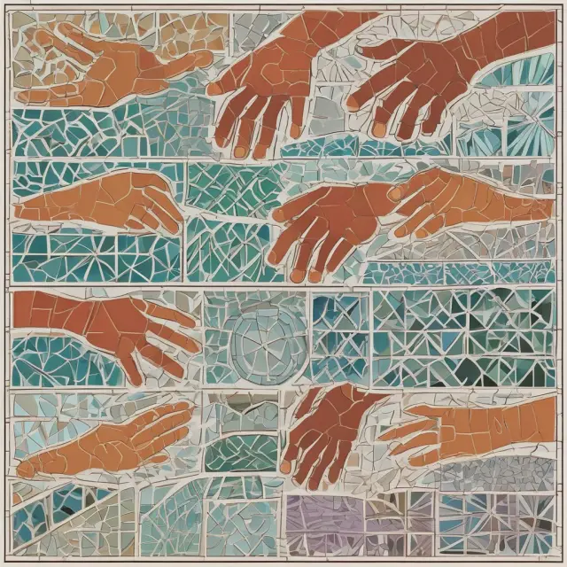 A mosaic of hands working together to build BetterWork, establish Special Protection Floors (SPFs), eliminate child labor and forced labor, and promote safety and health for all