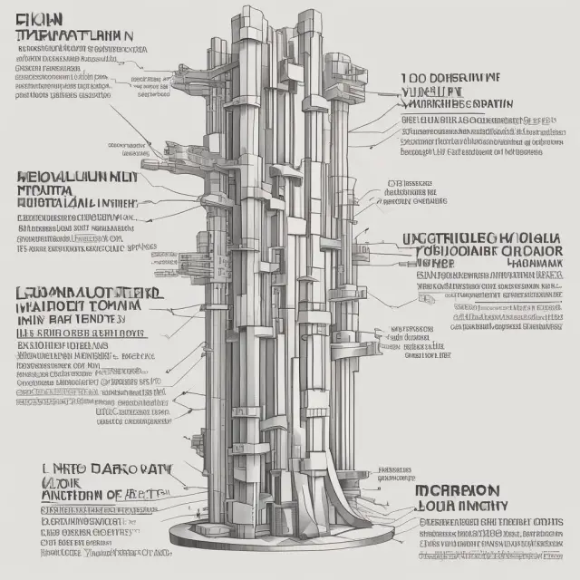 A sturdy foundation made of eight interconnected pillars representing the ILO