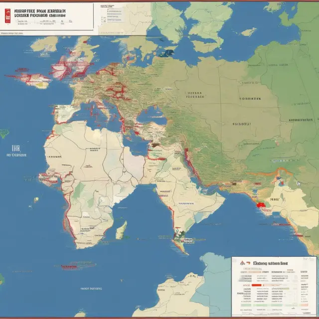 A series of fortified barriers impeding the flow of goods and services between countries