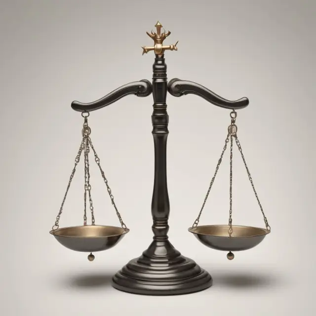 Visualization of a balanced scale with a will and a trust illustrating estate planning advantages
