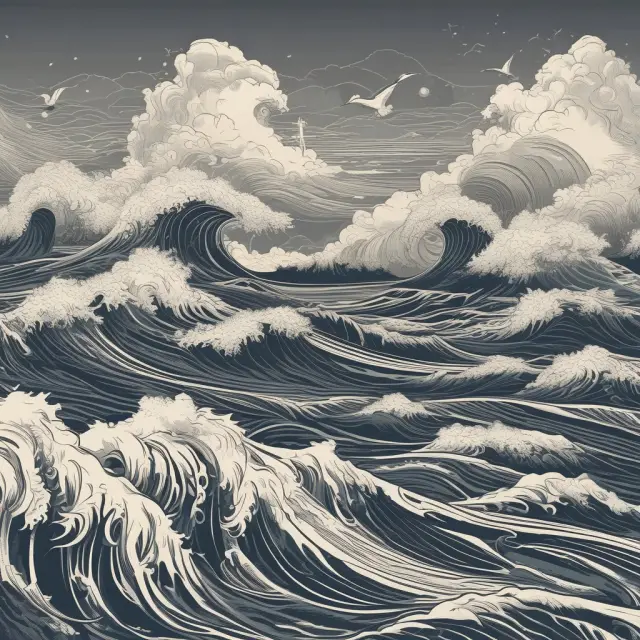 A sailor navigates beta-turbulent waters, adjusting the intrinsic value of an asset