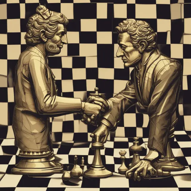 An intricately linked handshake between an FCM and IB, symbolizing their strategic alliance for growth in the futures market landscape.