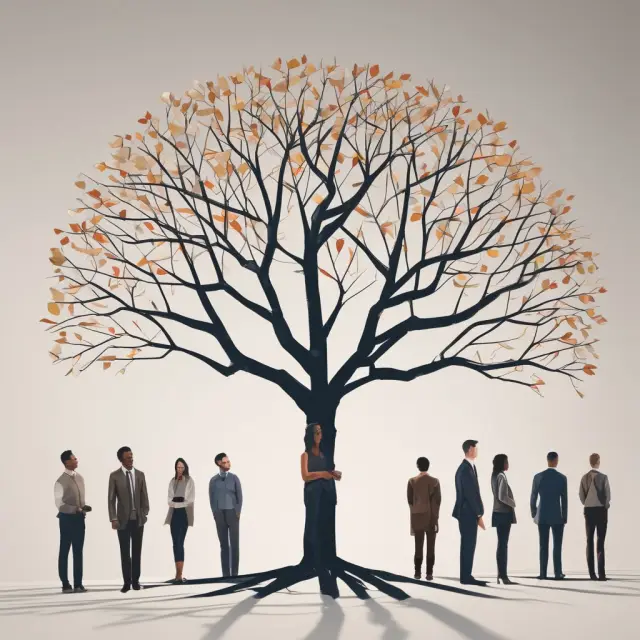 Branches representing various IB sizes intertwined, fostering market growth and expansion