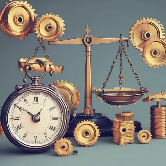 Scale weighs cost of goods sold (COGS) against the average value of a company