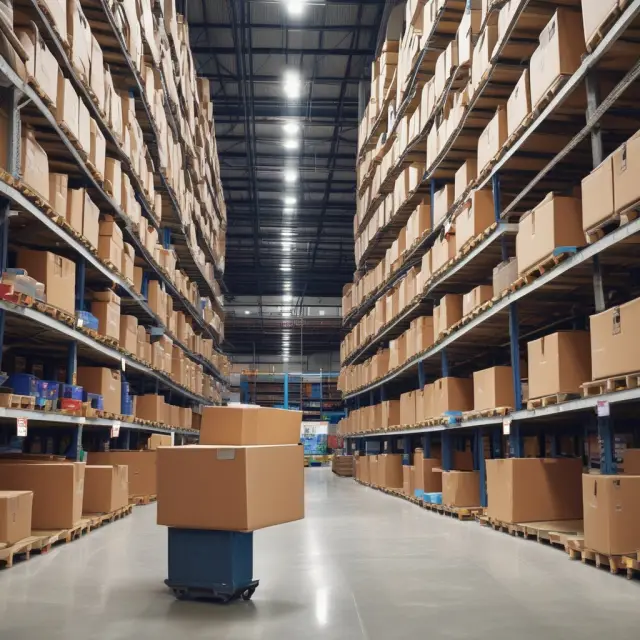 Amazon (abundance) and Walmart (restraint), navigating inventory labyrinths