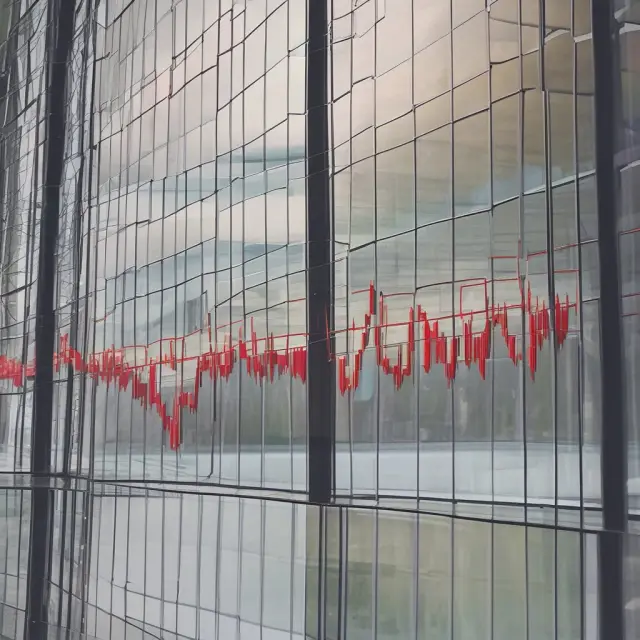 An image showing mirrored market graphs representing the performance of inverse ETFs, emphasizing their role during market declines