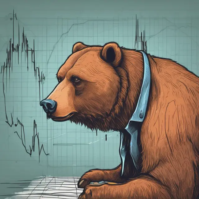 An inverse head and shoulders chart illustrating a bullish reversal in stock prices after a prolonged downtrend
