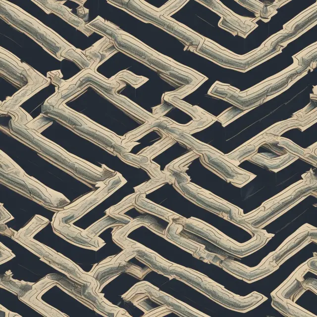 Two intertwined serpents changing places, symbolizing the inversion of long-term and short-term interest rates in an inverted yield curve