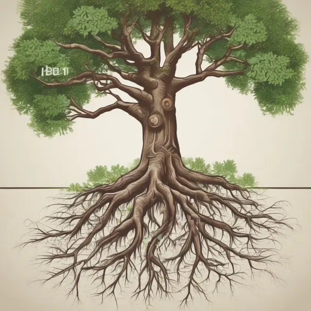A growing tree with various REIT labels representing equity and mortgage REITs among its roots, symbolizing diversified real estate investment growth