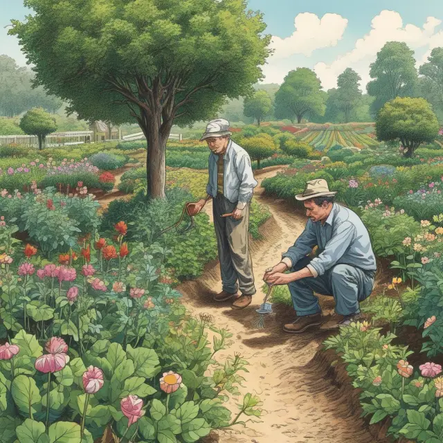 An investor with a long investment horizon tends to a lush garden of various stocks, while another investor with a shorter horizon harvests ripe bonds