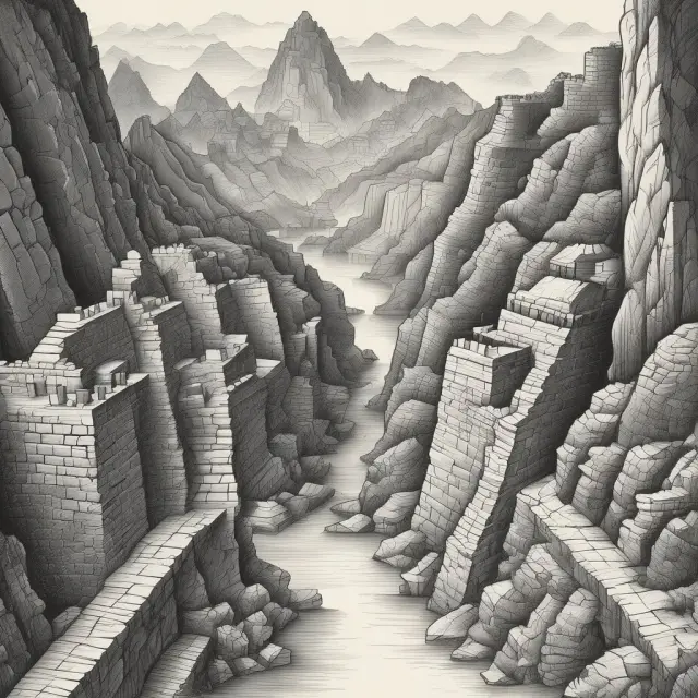 An image of a Chinese wall with advisory and trading divisions on either side, symbolizing the potential conflicts in investment banking.