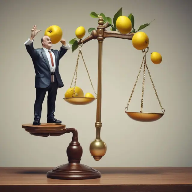 Scale balancing long-term investment profits and short-term capital gains for optimal tax strategy