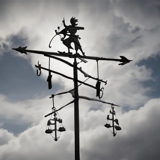 Weather vane investor maintaining balance: Dollar-cost averaging strategy