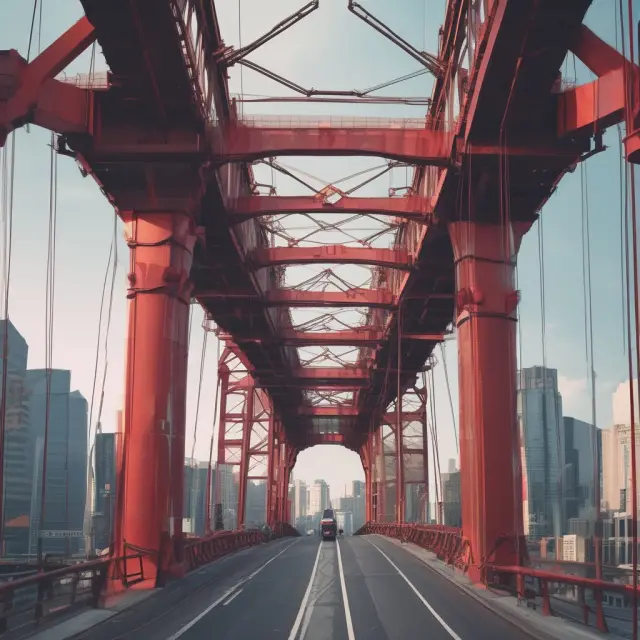 Bridge symbolizing investor relations department connecting investors with a transparent company