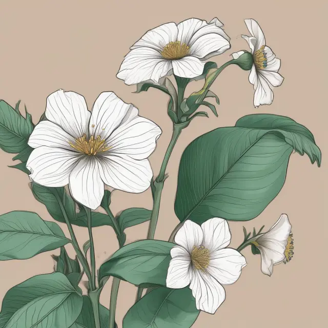 A delicate seedling representing an IOI and a blooming flower signifying an LOI, symbolizing growth in securities transactions.