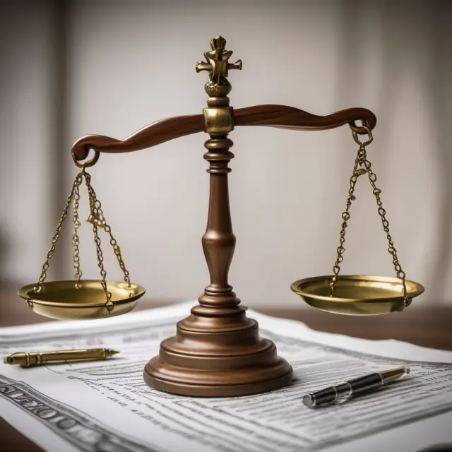 A regulatory scene with the Federal Reserve gavel, scales of justice, and investors writing IOIs on SEC documents