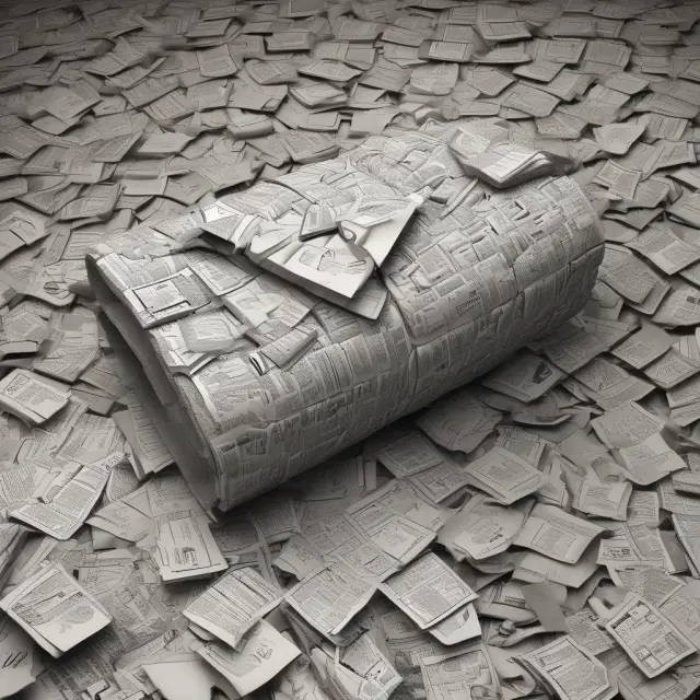 An antique hourglass opens to reveal a cascade of papers, each representing an initial public offering (IPO), symbolizing historical milestones and trends