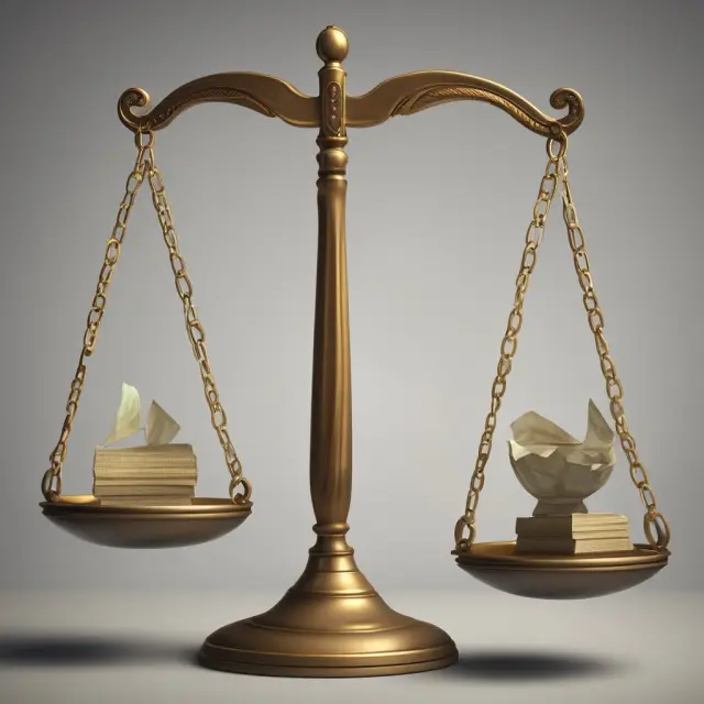 An image of a pair of scales delicately balancing an orange (traditional IRA) and blue (Roth IRA) orb to represent the annual IRA contribution rules and their income-based phase-outs.