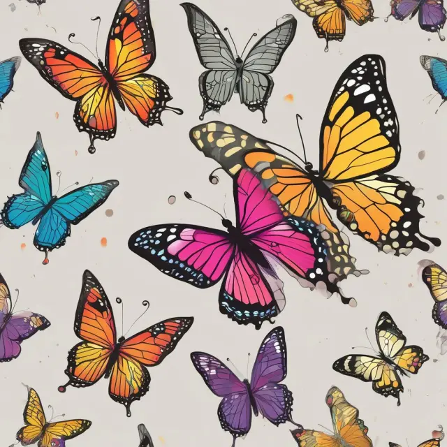 An image of golden butterflies flitting among strike price bars, symbolizing successful Iron Butterfly trades and their reliance on market factors for profitability