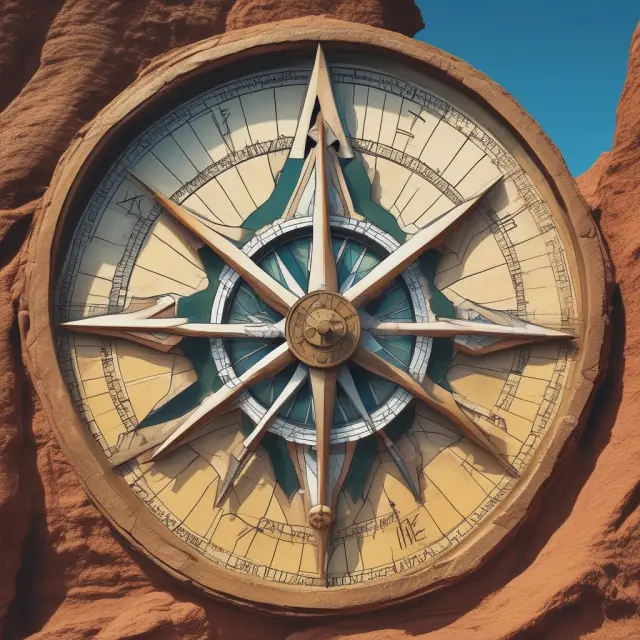A compass with an IRR symbol pointing towards a diverse investment landscape