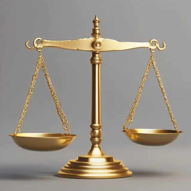 Two golden scales balancing IRR and WACC, illustrating the importance of considering both metrics in investment decision-making